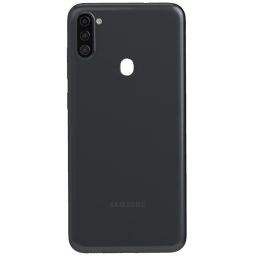TAPA TRASERA SAMSUNG A11 A115 NEGRO (CON LENS PARA CAM PRINCIPAL)