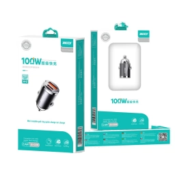 ZEQI CARGADOR PARA AUTO USB 100W + USB-C 30W     MODEL: ZE-C208