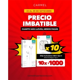 PROMO X10 - AURICULARES USB-C (TIPO-C) - ZEQI