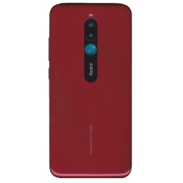TAPA TRASERA XIAOMI (M1908C3IH) REDMI 8 ROJO (CON LENS PARA CAM PRINCIPAL)