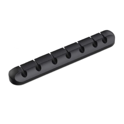 SOPORTE ADHESIVO PARA CABLES DE DATOS (7 RANURAS)