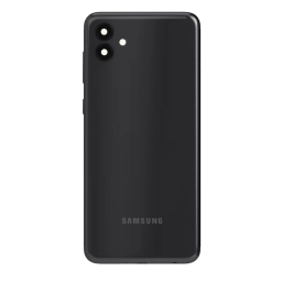 TAPA TRASERA SAMSUNG A04 2022 A045 NEGRO (CON LENS PARA CAM PRINCIPAL)